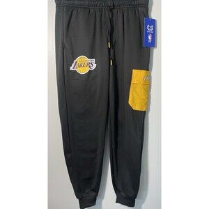Ultra Game NBA Los Angeles Lakers Jogger Comfort Fit Men's M Black VFM1297F